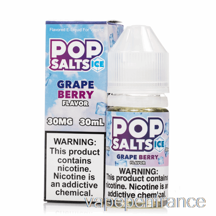 Baie De Raisin De Glace - Sels Pop - Stylo Vape 30 Ml 30 Mg